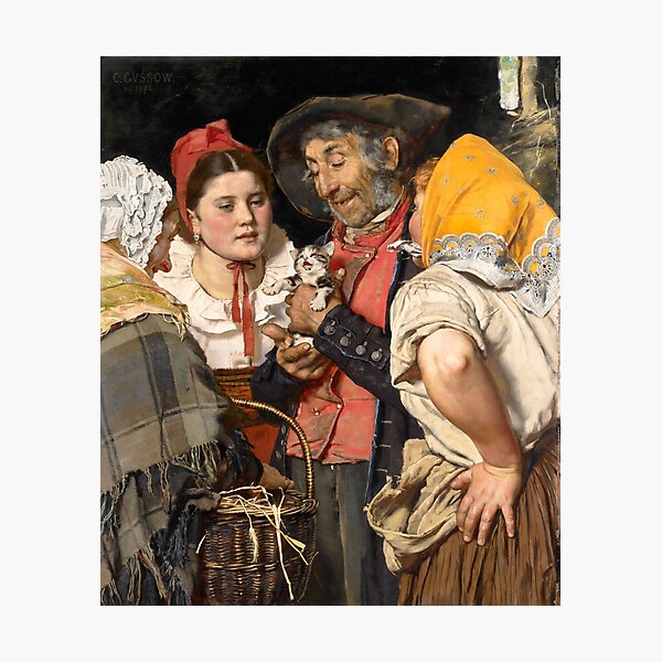 Old Man's Treasure by Karl Gussow, 1876 Photographic Print