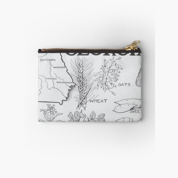 Item preview, Vintage Agricultural Map of Georgia (1915) designed and sold by BravuraMedia.