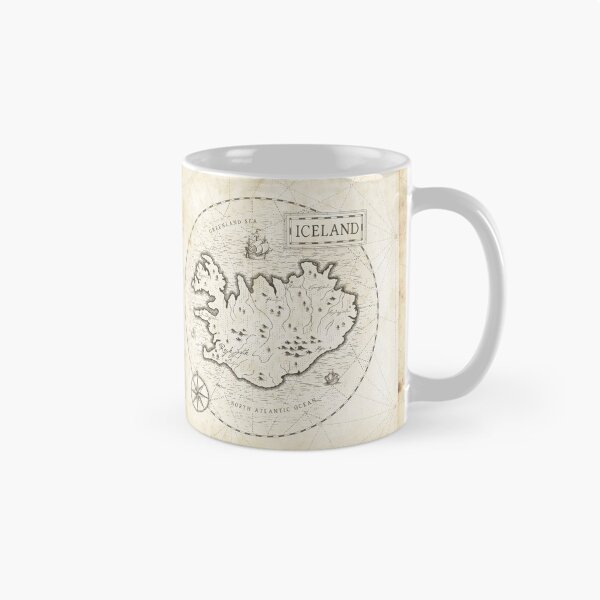Item preview, Vintage Map Iceland designed and sold by Motivburg.