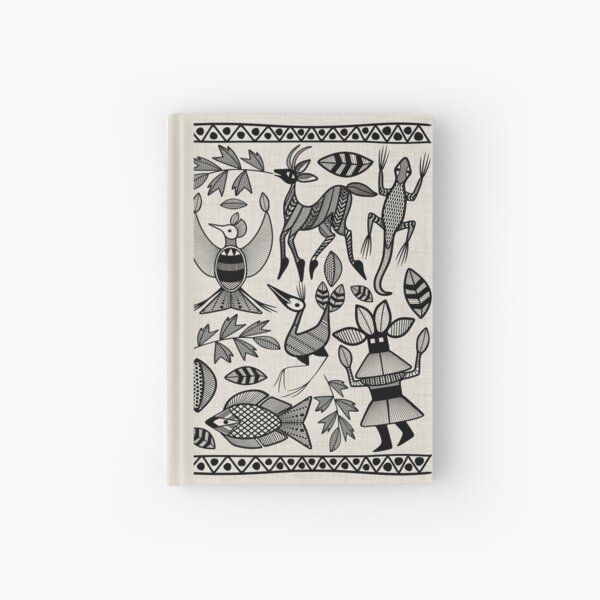 African Senufo Korhogo Tribal Ethnic Art Hardcover Journal