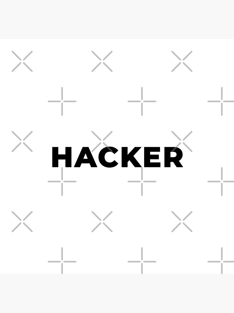 Thumbnail 3 of 3, Canvas Print, Hacker (Inverted) designed and sold by developer-gifts.