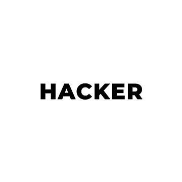 Artwork thumbnail, Hacker (Inverted) by developer-gifts
