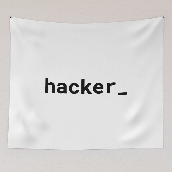 Item preview, hacker_ (Inverted) designed and sold by developer-gifts.