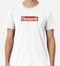 Supreme Flat Earth Men's Premium T-Shirt