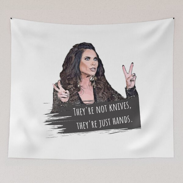 Item preview, They're not knives, they're just hands, LeeAnne Locken quote, RHOD designed and sold by avit1.