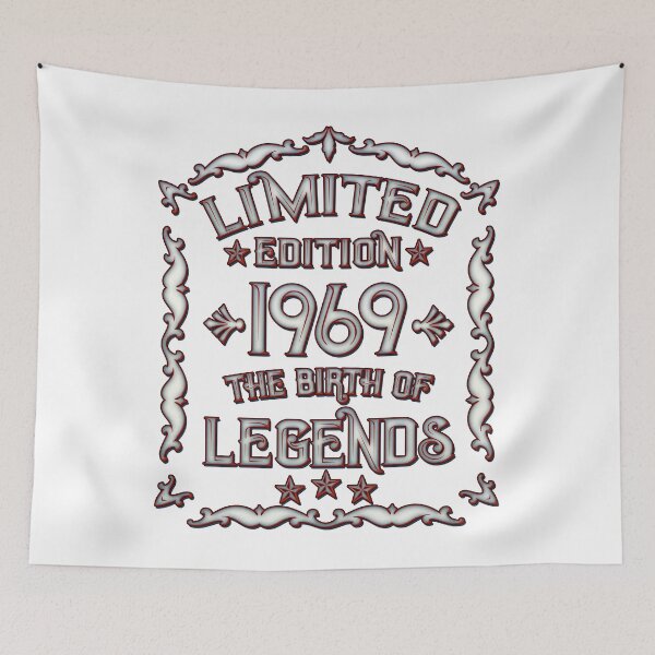 Item preview,  1969 Born - Legends 50th Birthday T-Shirt designed and sold by Dubbra.