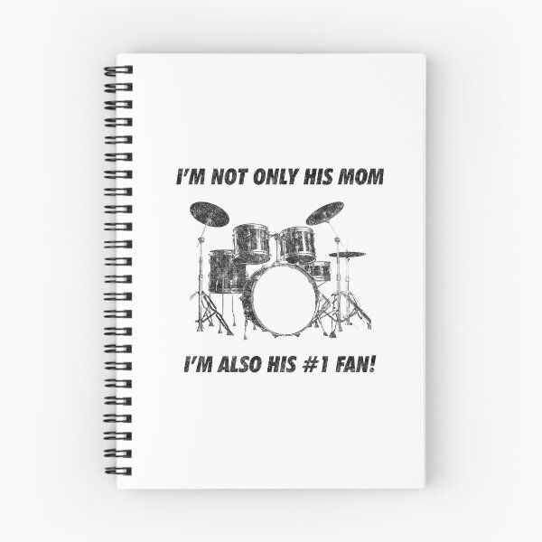 Item preview, I'm Not Only His Mom Im Also Number 1 Fan Funny Drumming designed and sold by artworkbyrihen.