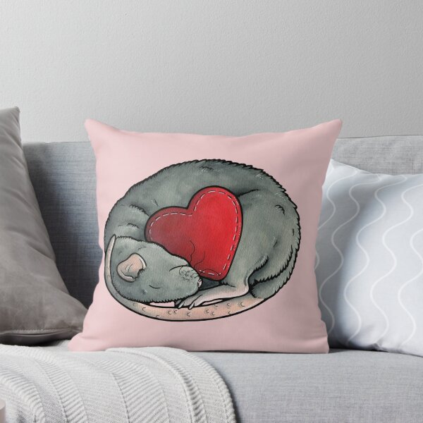 Item preview, Sleeping blue dumbo rex rat designed and sold by animalartbyjess.
