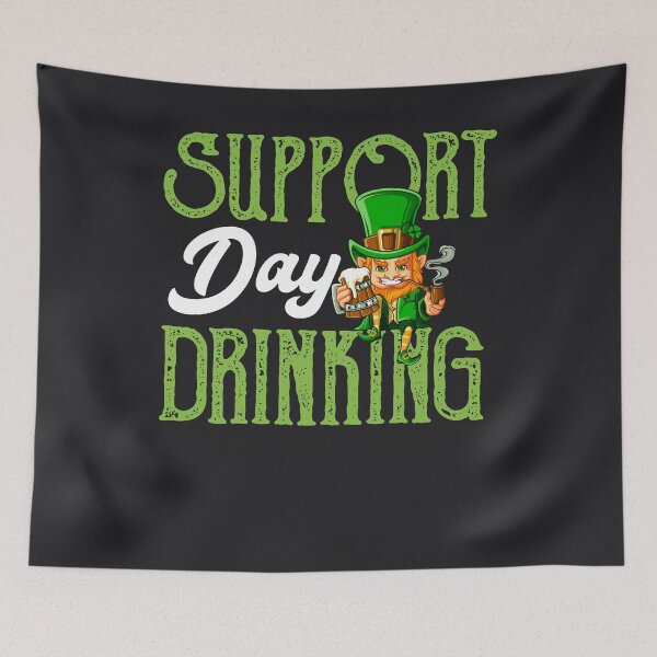 Item preview, Support Day Drinking Funny St Patricks Day Men Beer Art designed and sold by melsens.