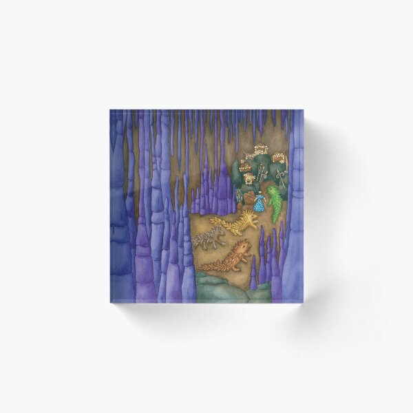 Esmeralda's Dragon Cave Acrylic Block
