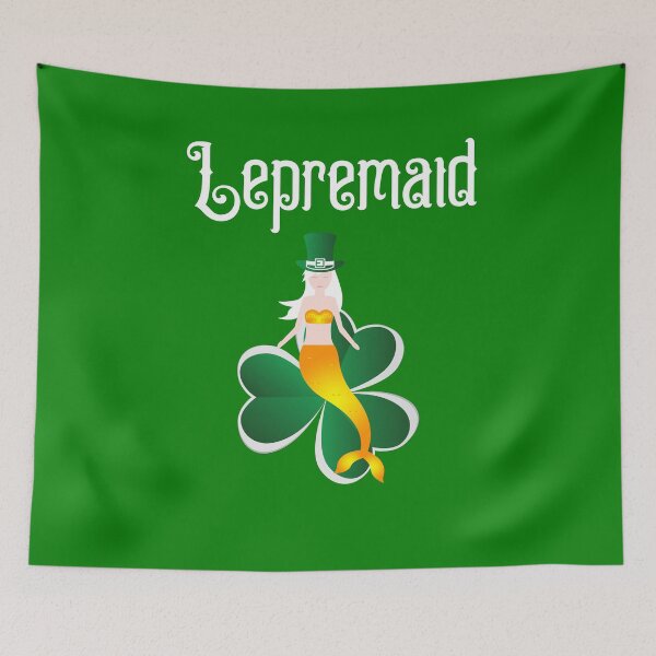Item preview, State Patty's Day - Irish Girl Gift Mermaid designed and sold by deichmonster.