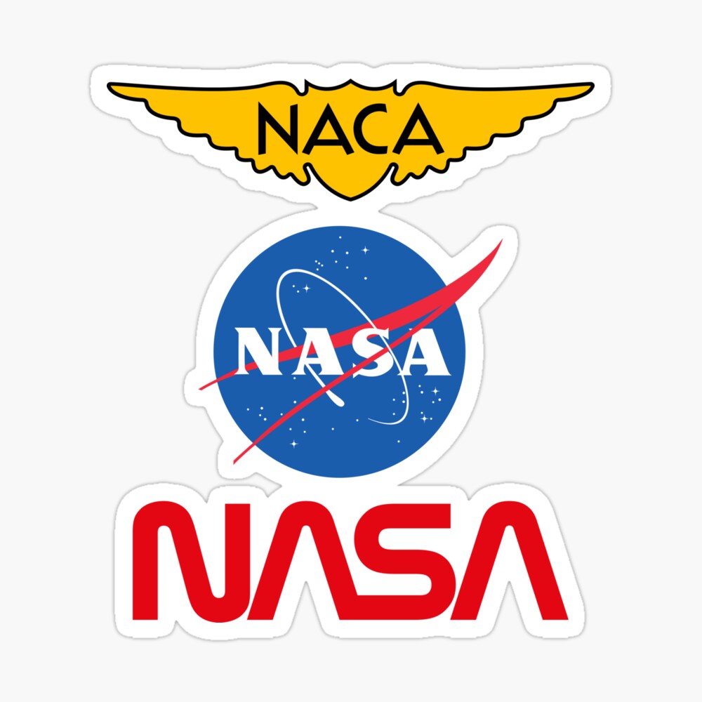 Pegatinas coleccionables con el logotipo de albóndigas y gusanos de la NASA