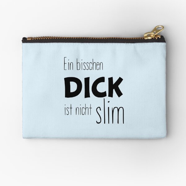 Ein bisschen dick ist nicht slim Täschchen