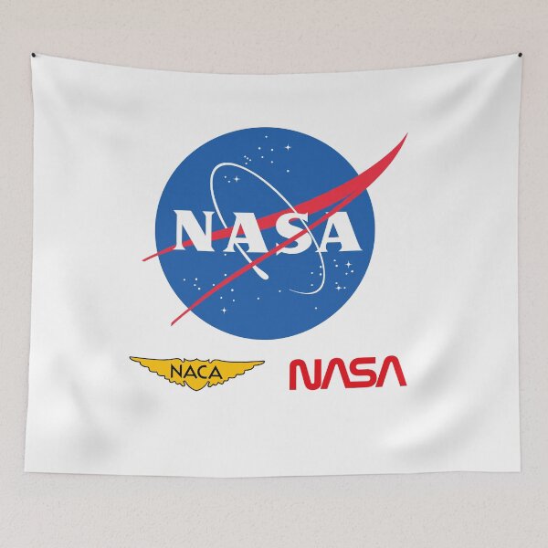 Item preview, Historic NASA Logos: Worm, Meatball, and NACA Logo designed and sold by jutulen.