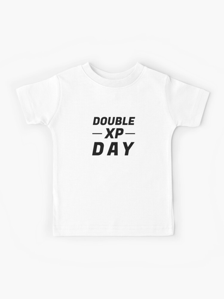 Double Xp Day Pc Master Race Funny Video Gamer Fps Lover Kids T Shirt By Welovetees Redbubble - is this good for roblox pcmasterrace