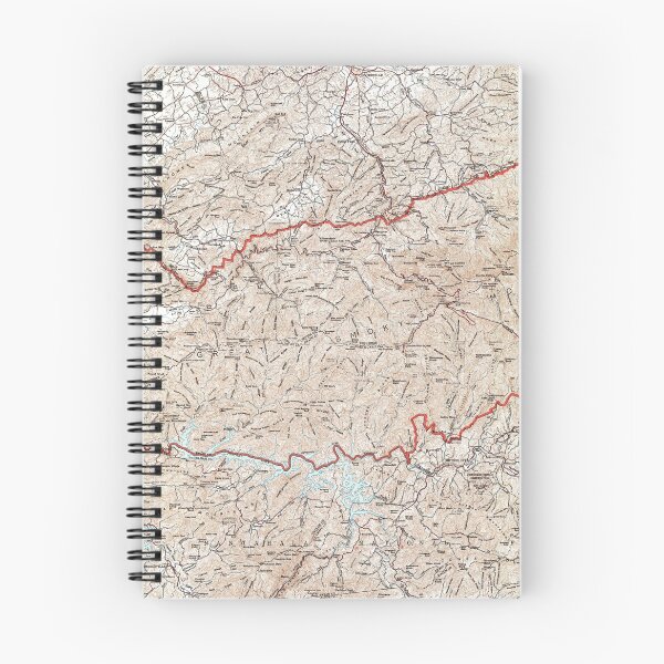 Item preview, Vintage Smoky Mountains National Park Map (1972) designed and sold by BravuraMedia.