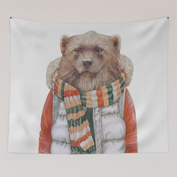 Item preview, Winter Wolverine designed and sold by AnimalCrew.