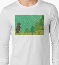 Camiseta de manga larga Oso en el bosque