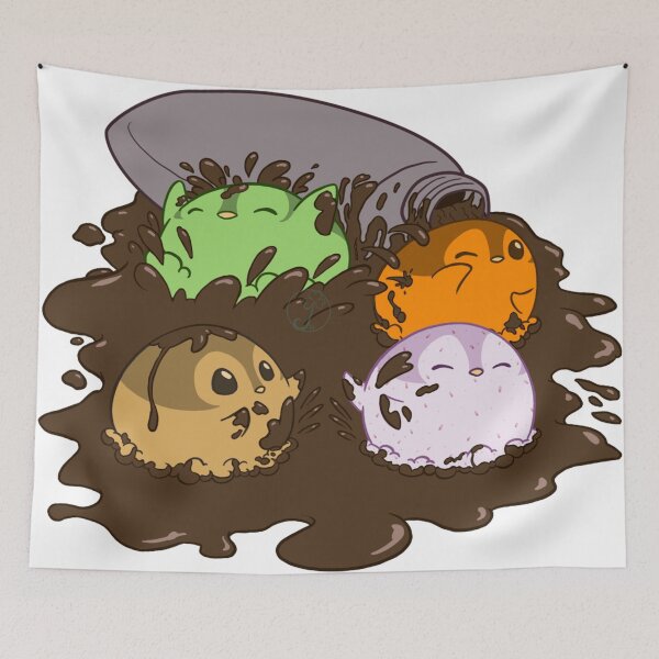 Item preview, Penguinscoops - Chocolate sauce designed and sold by Juditangelo.