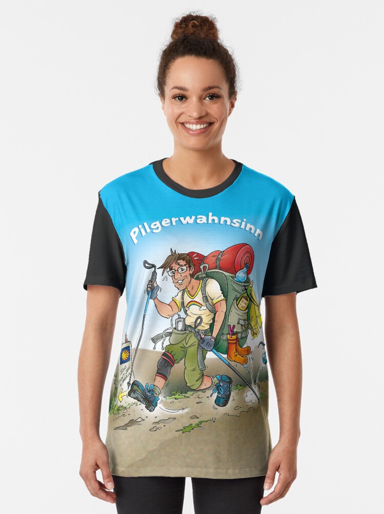 Thumbnail 2 von 5, Grafik T-Shirt, Pilgerwahnsinn designt und verkauft von Swen-Marcel.