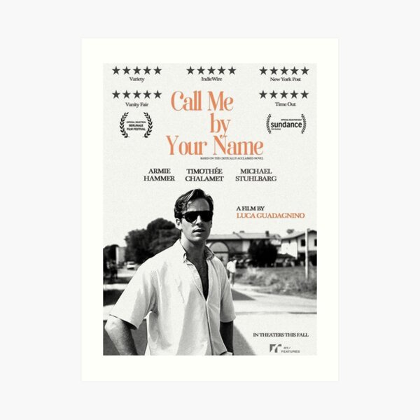 Call me by Your Name Art Print