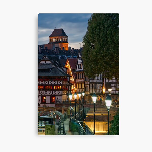 La Petite France la nuit Impression sur toile