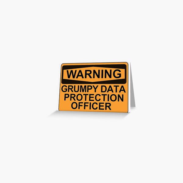 Item preview, Warning Grumpy DPO designed and sold by DataKat.