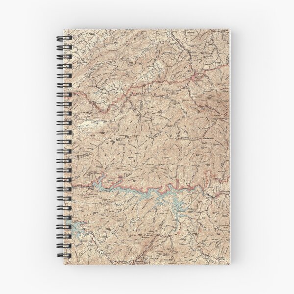 Item preview, Vintage Smoky Mountains National Park Map (1949) designed and sold by BravuraMedia.