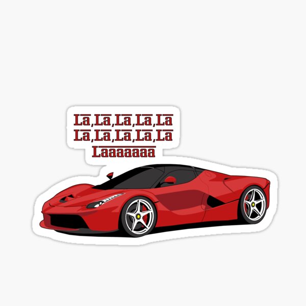 set of service stickers 46 pieces High-resolution printing LaFerrari 1/8 scale 