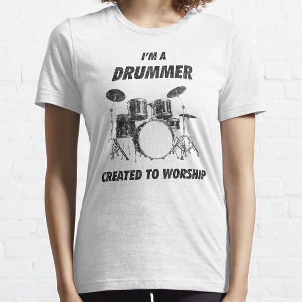 Drummer Musician Gift Him Dad Mens Music T-Shirt Finest Dads Play Drums