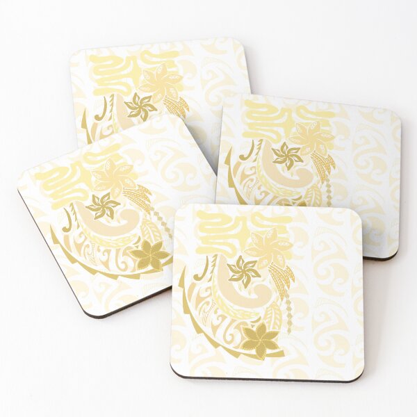 Item preview, Polynesian Golden Floral designed and sold by sunnthreads.