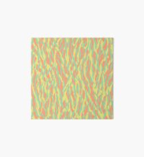 Zebratiermuster in der Sommerpalette Galeriedruck