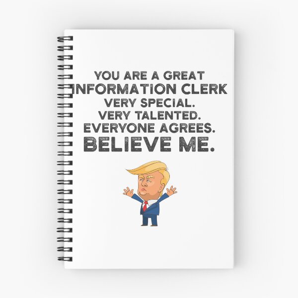 Item preview, Information Clerk Funny Trump designed and sold by UneDesigns.