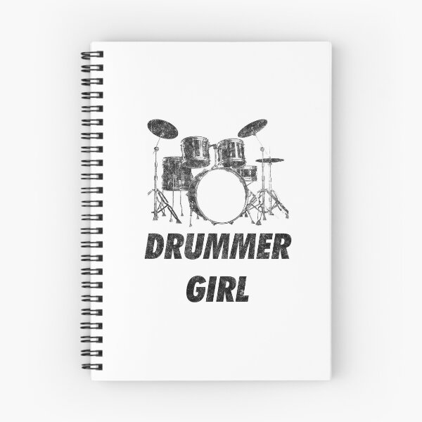 Item preview, Drummer Girl Funny Drum Set designed and sold by artworkbyrihen.