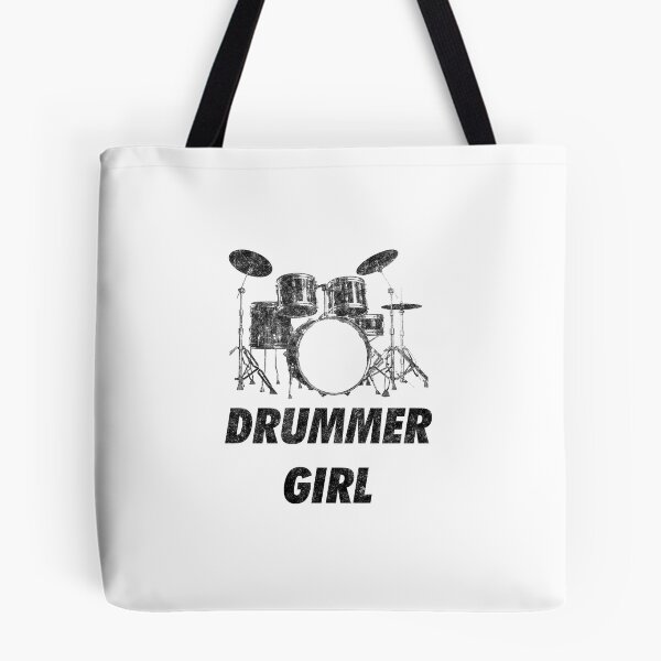 Item preview, Drummer Girl Funny Drum Set designed and sold by artworkbyrihen.