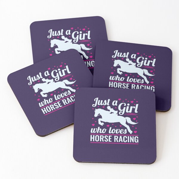 Item preview, Just A Girl Who Loves Horse Racing Race Track designed and sold by jaygo.