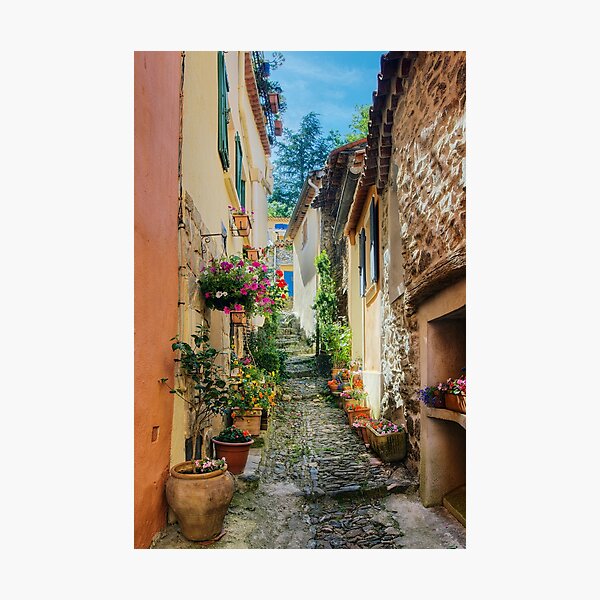 Item preview, A narrow street in Provence village designed and sold by Patrick Morand.