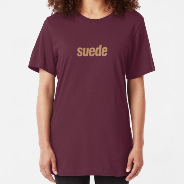 suede t shirt mens