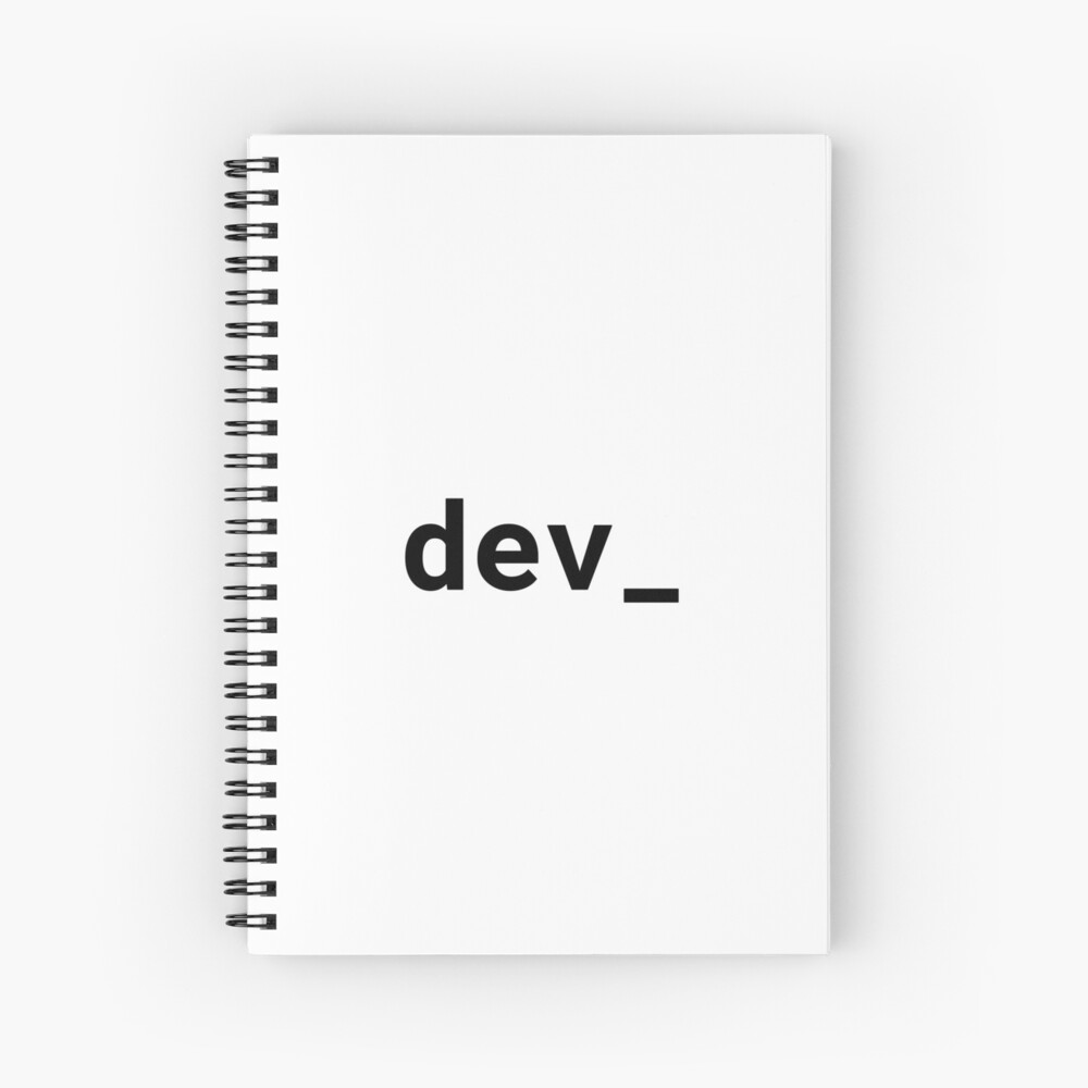 Item preview, Spiral Notebook designed and sold by developer-gifts.