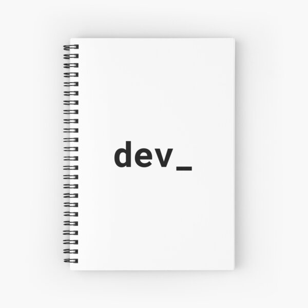 dev_ (Inverted) Spiral Notebook