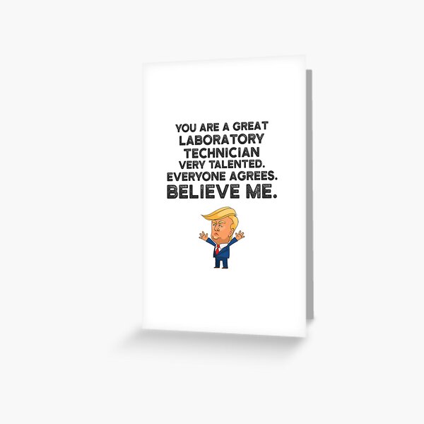 Laboratory Technician - Snarky Definition Greeting Card – Because