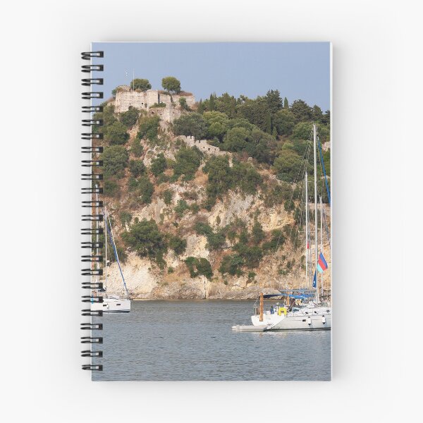 Item preview, Yachts sail near Parga fortress Greece summer season designed and sold by goceris.