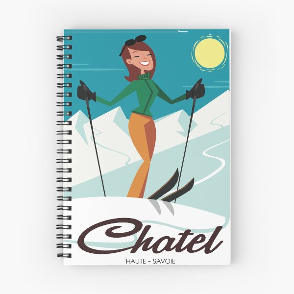 Item preview, Chatel ski poster designed and sold by Gary Godel.