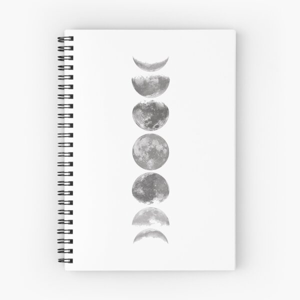 Item preview, Moon Phases Black & White, Lunar Phases, Moon Cycle designed and sold by EnchantedWishes.