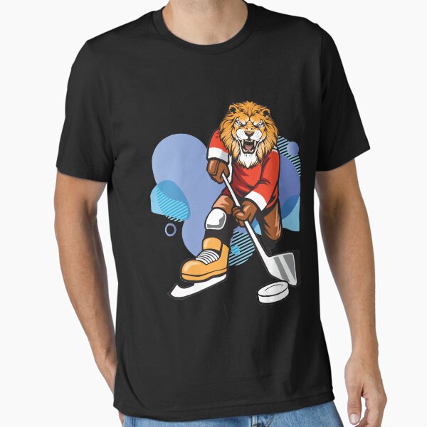 Item preview, cool funny hockey lion designed and sold by eiwo87.