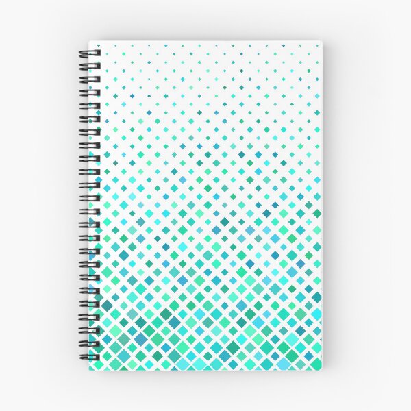 Item preview, Diagonal Cyan Squares designed and sold by hatimelhag.