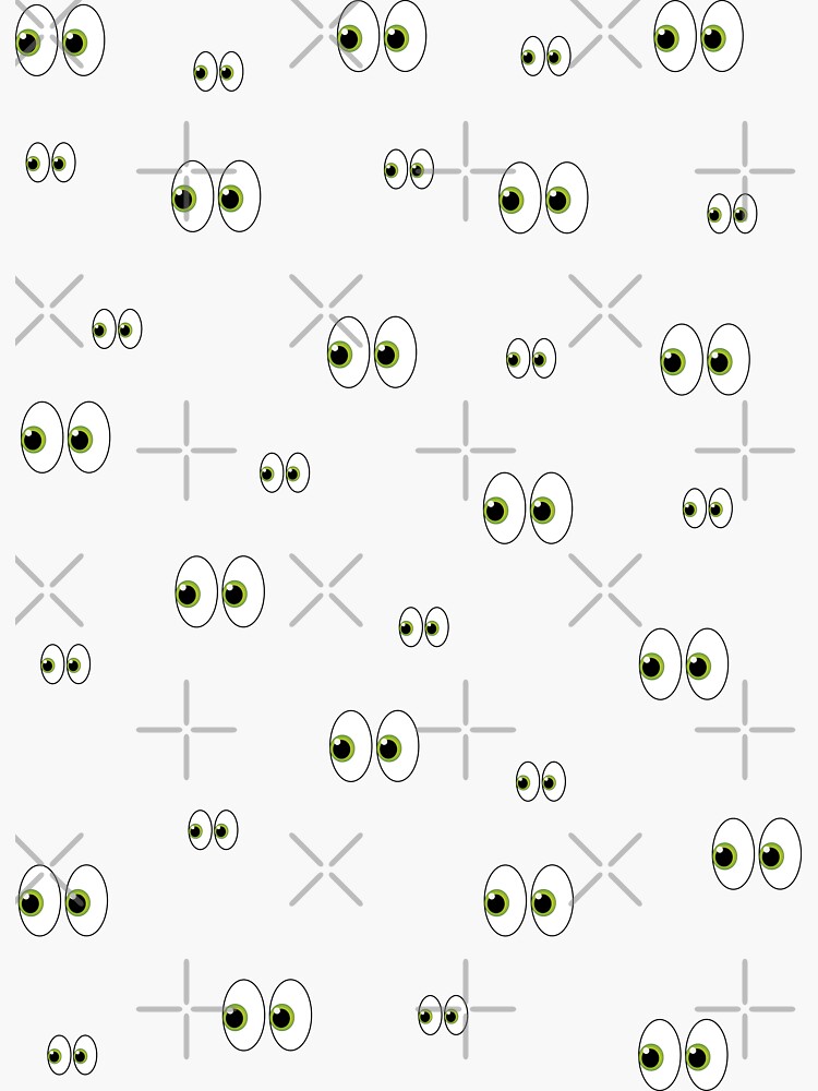 Sticker « Je te surveille - Emoji », par borderland | Redbubble