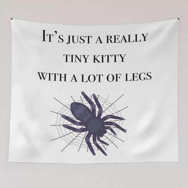 Item preview, Spiders are just little kittens designed and sold by SindreH.
