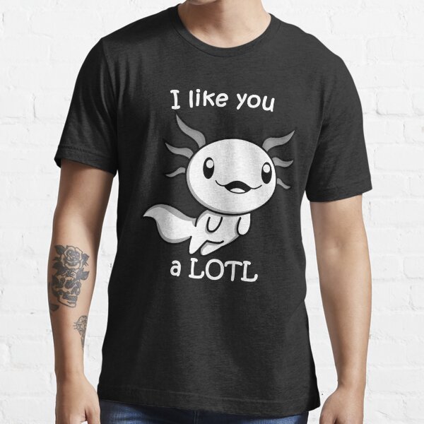 Funny Cute Smiling Axolotl Giftidea Essential T-Shirt