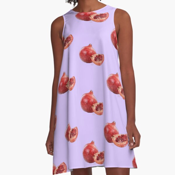 pomegranate 1 A-Line Dress